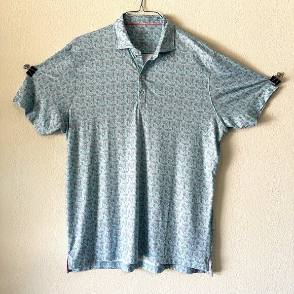 Johnnie-O - Men's Performance Jersey Polo - Size Large - Picture 2 of 5